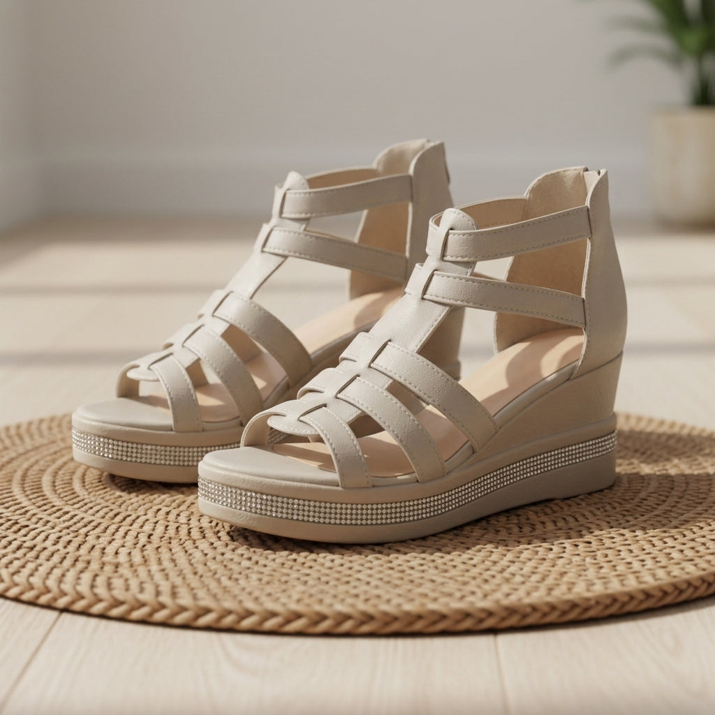 Cannes Women's Orthopedic Gladiator Sandals