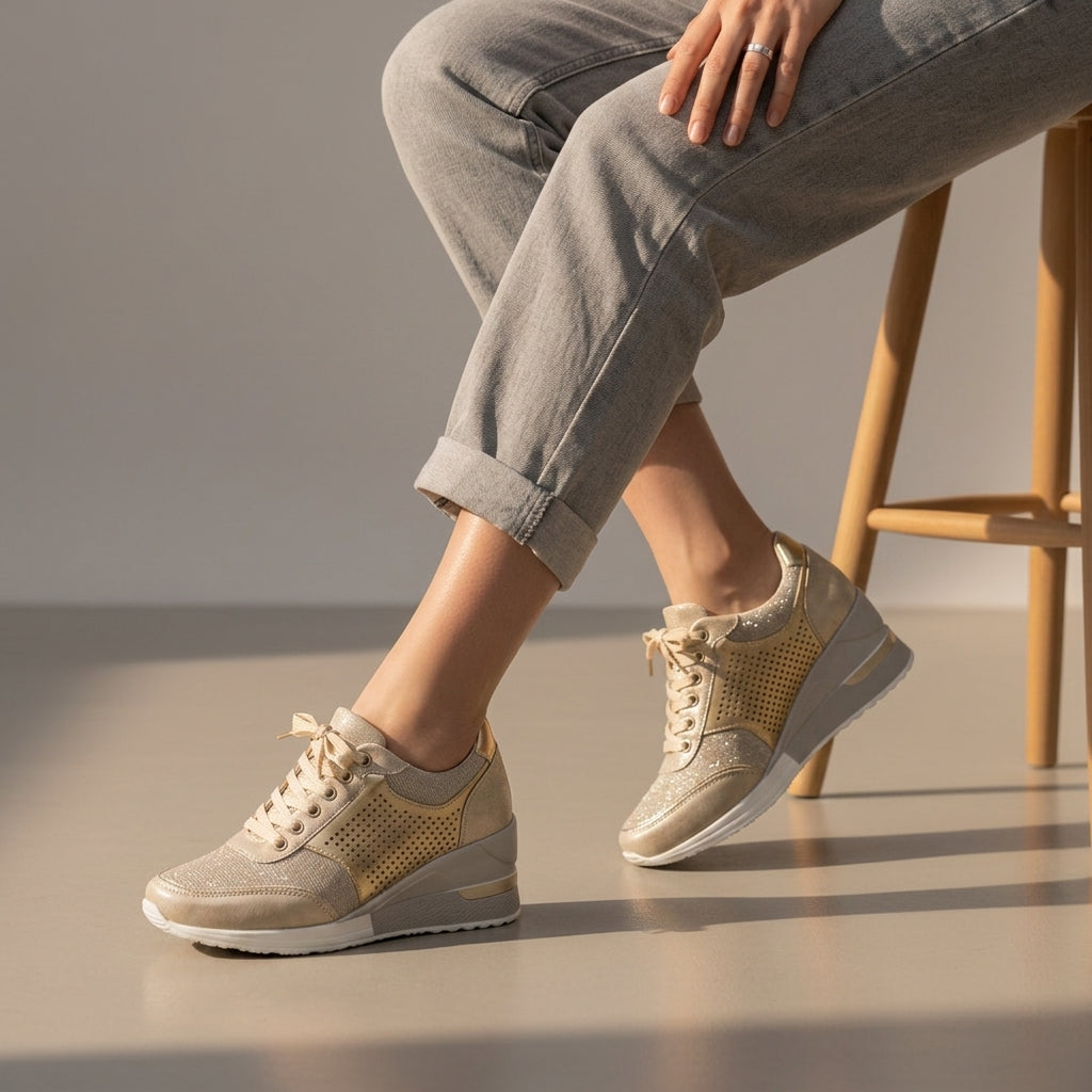 Comporta Orthopedic Wedge Sneakers