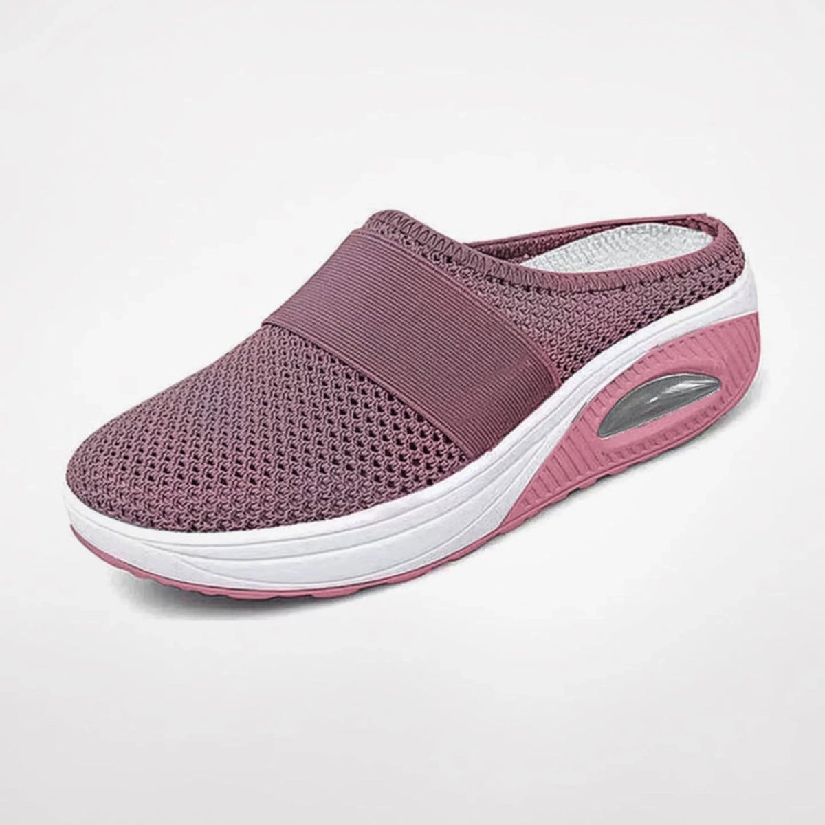 Women’s Orthopedic Walking Shoes with Cushion Sole Slip-On Mesh Mules