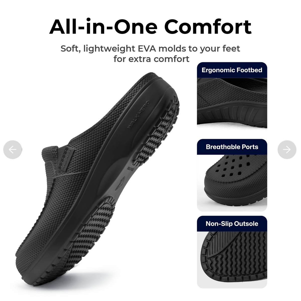 Unisex Comfortable Arch Support Clogs