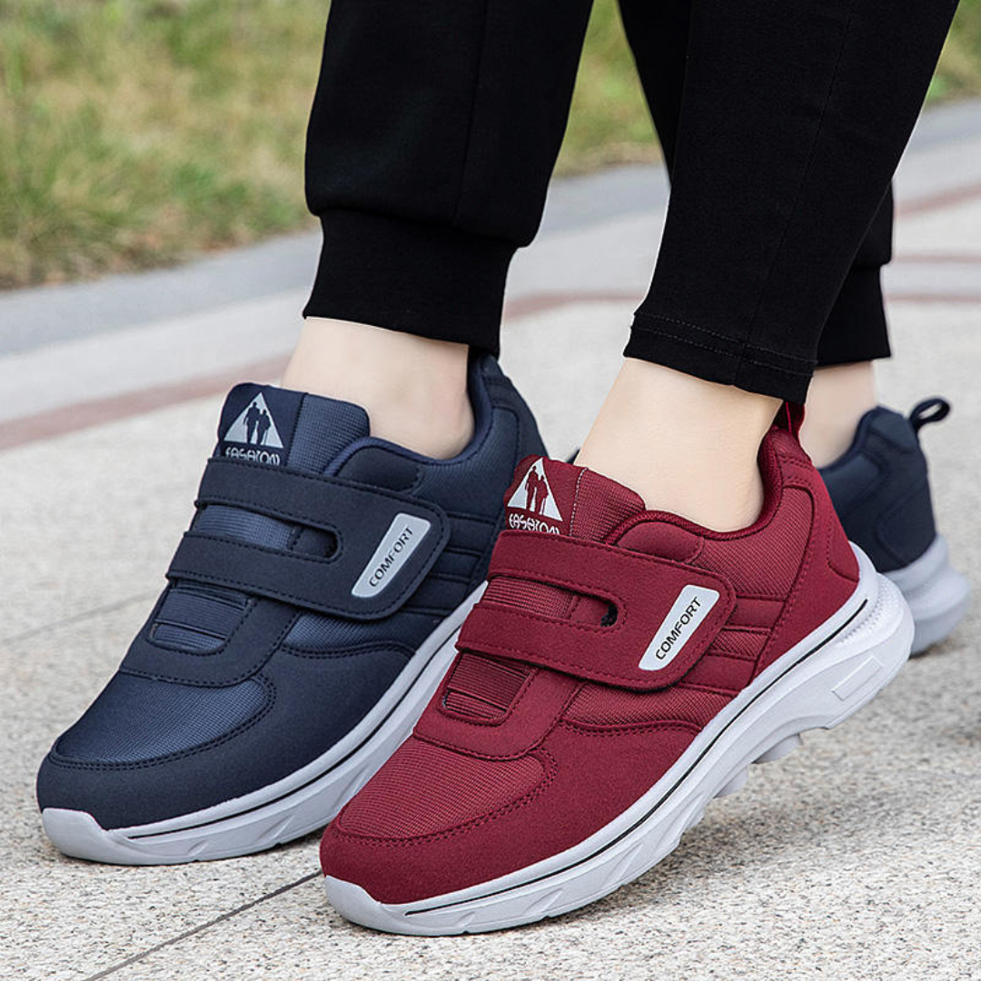 OCW Women Orthopedic Good Walking Shoes Soft Cushion Sole Standing All Day Velcro Strap Sneakers