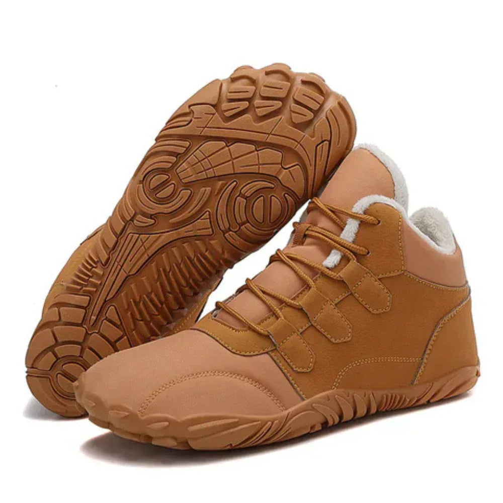 Northbound – Leather & Fleece-Lined Barefoot Boots