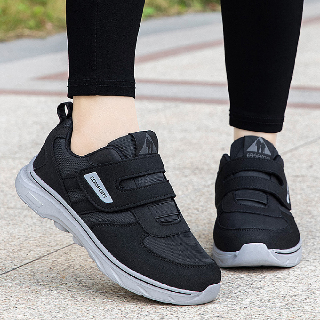 OCW Women Orthopedic Good Walking Shoes Soft Cushion Sole Standing All Day Velcro Strap Sneakers