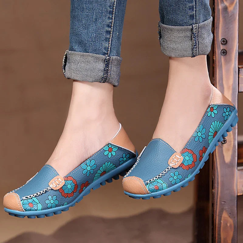 Women's Wide Fit Rhinestone Accent Flats