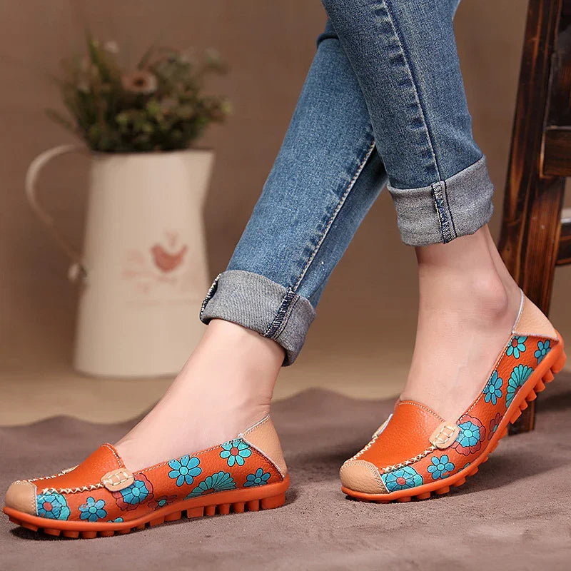 Women's Wide Fit Rhinestone Accent Flats