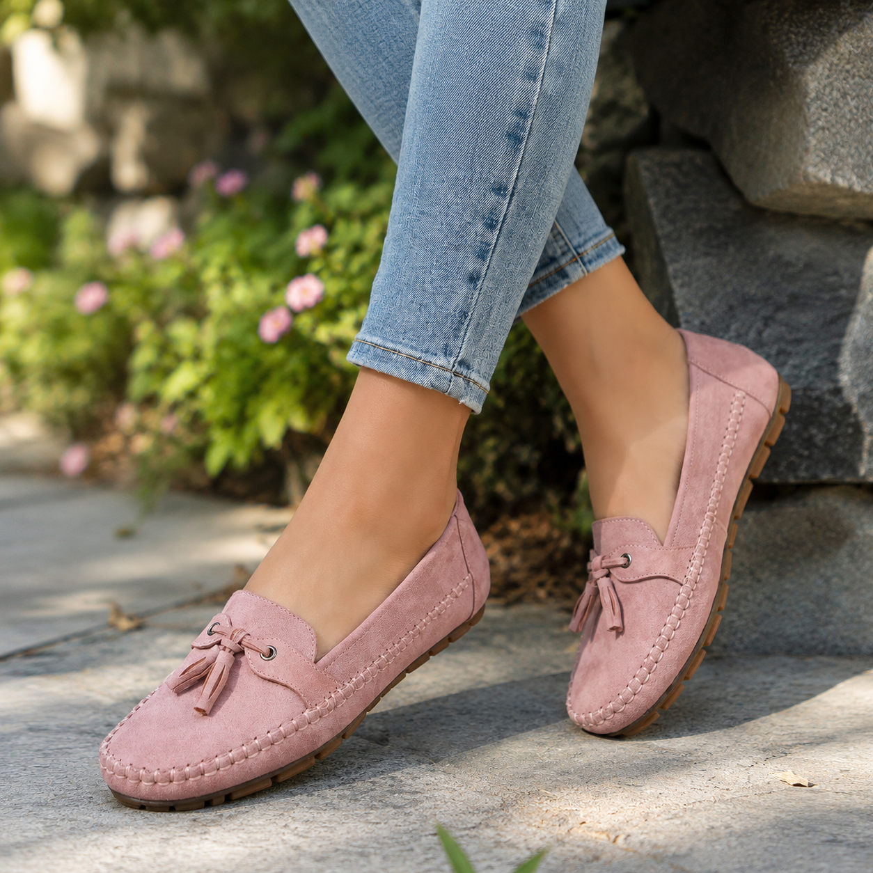 Women's Orthopaedic Extra Wide Suede Loafers