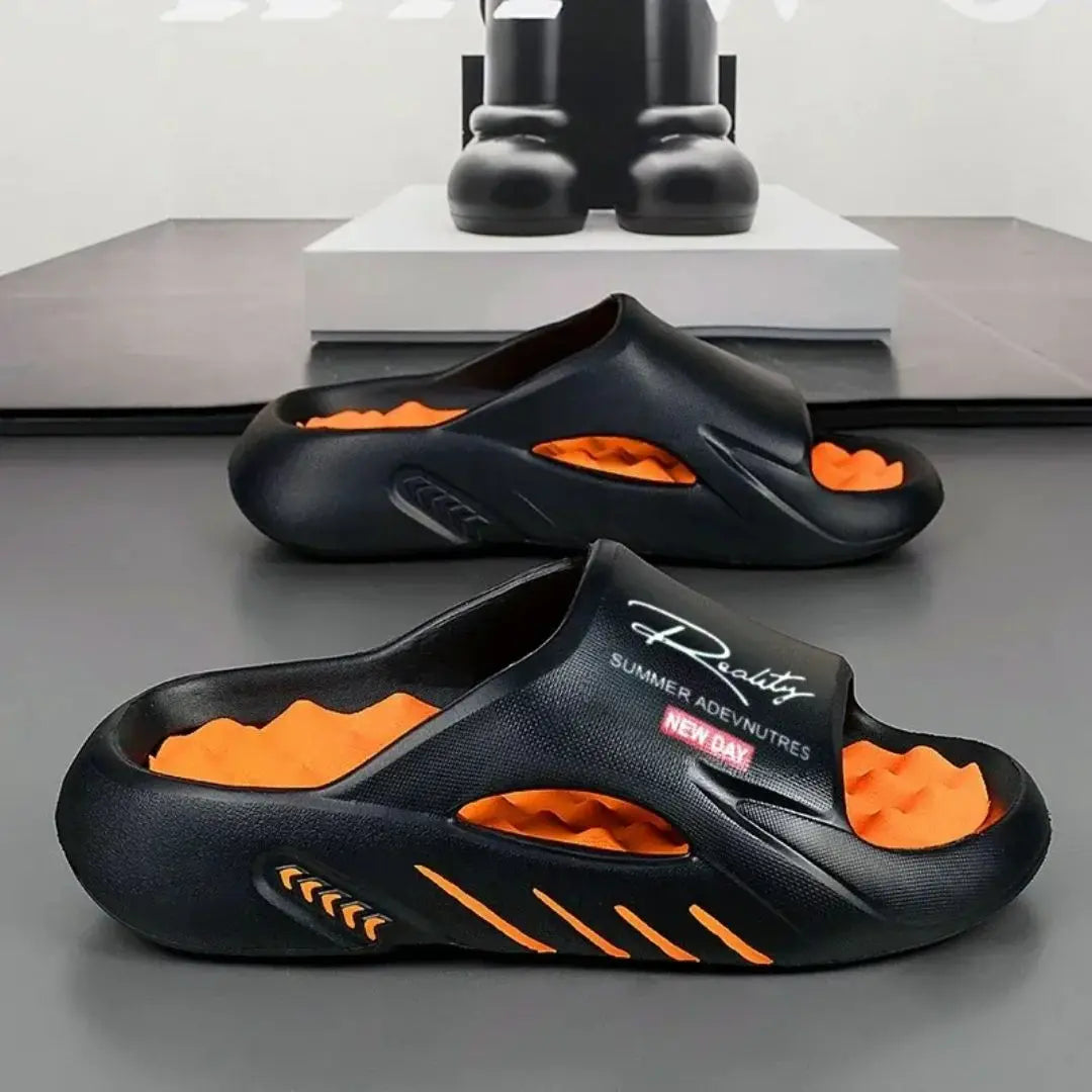 Men’s Thick Sole Cloud Comfort Slide Sandals