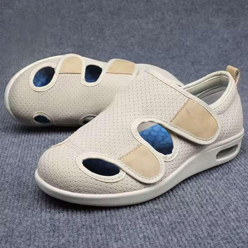 Women's Extra Wide Fit Adjustable Mesh Shoes