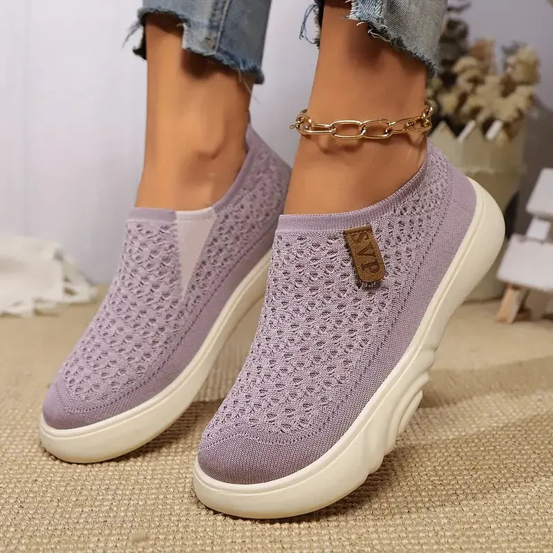 Women's Breathable Slip On Walking Shoes