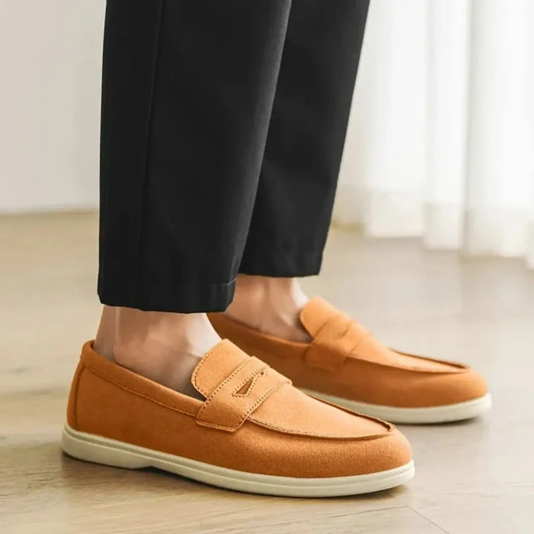 Elio Bay Men's Suede Loafers