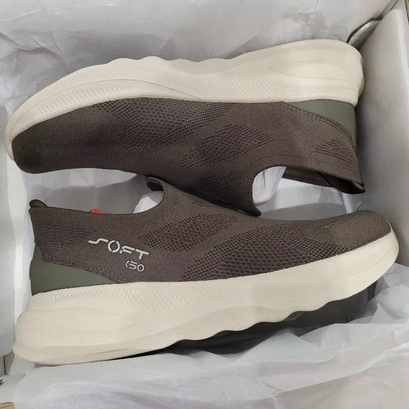 Unisex Walking Shoes with Cushioned Slip-On Design
