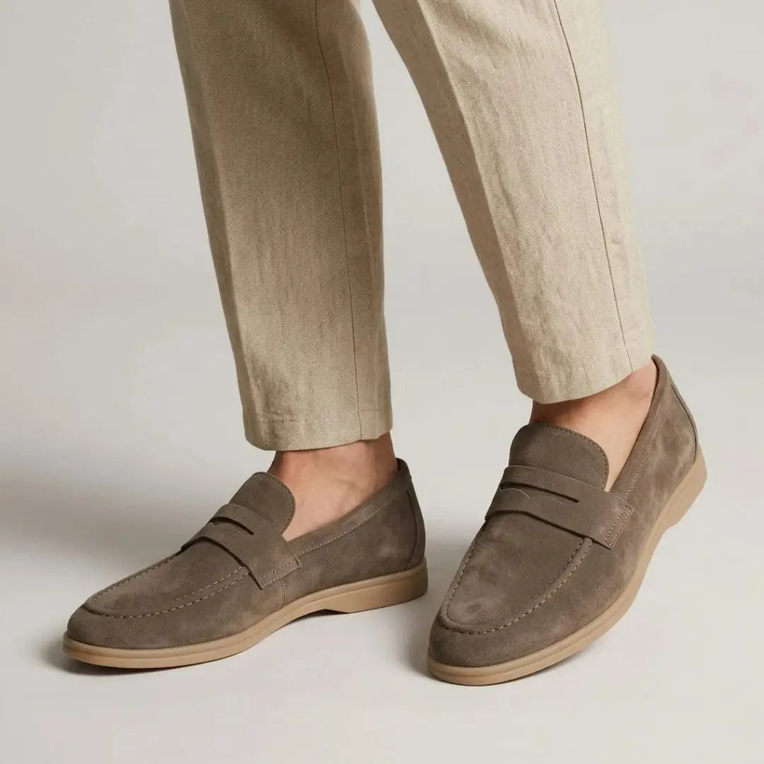 Montviro Men's Suede Loafers
