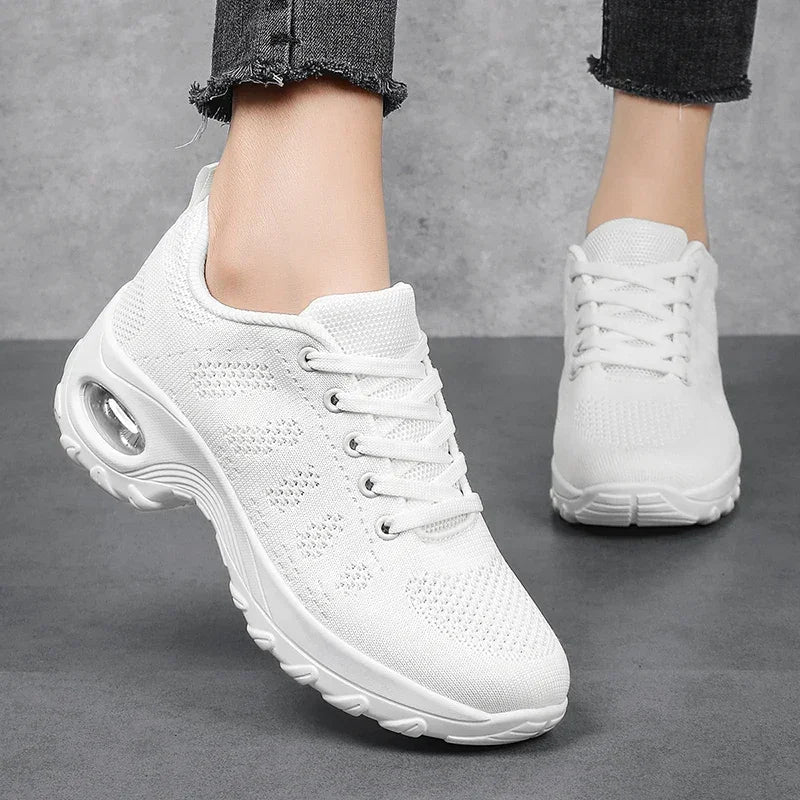 Women's Stretch Knit Sneakers with Spacious Fit