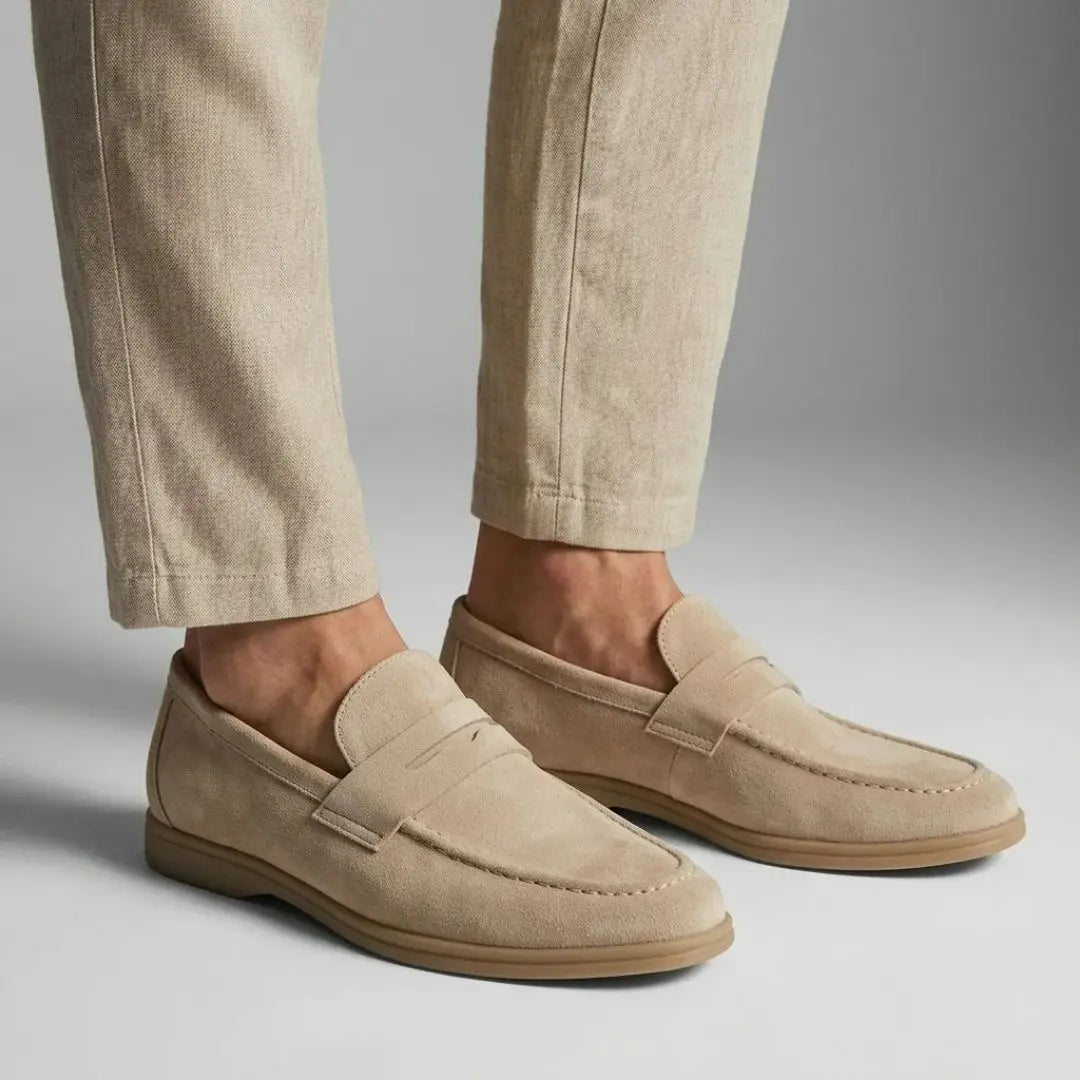 Montviro Men's Suede Loafers