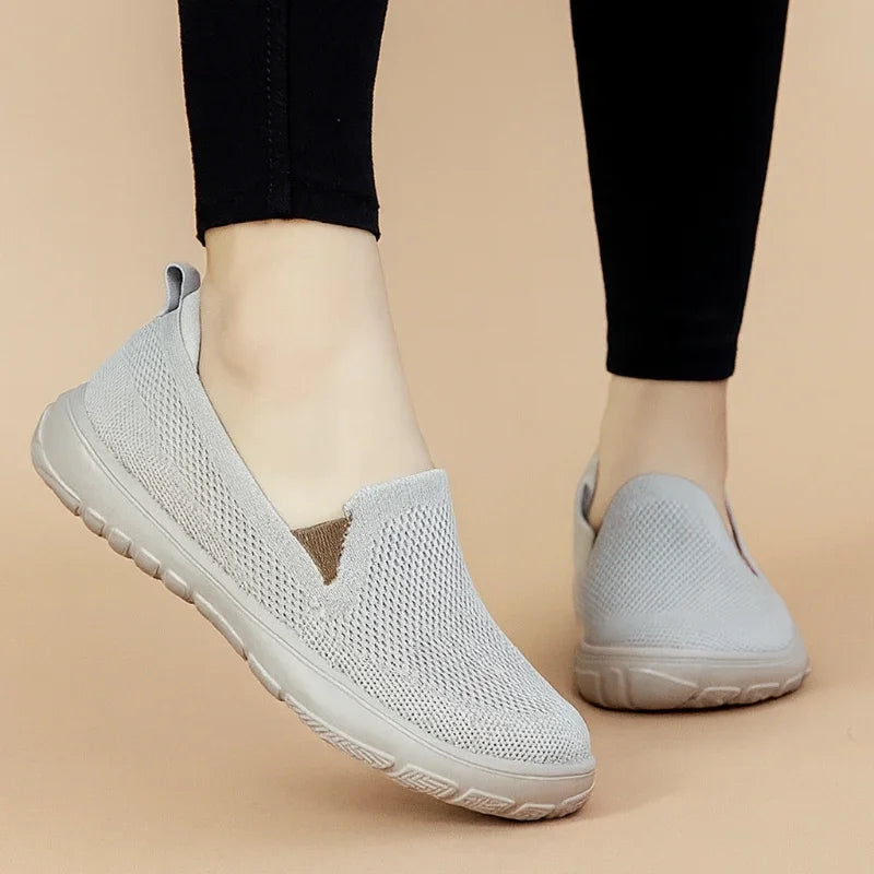 Ultra-Comfort Knit Slip-On Sneakers