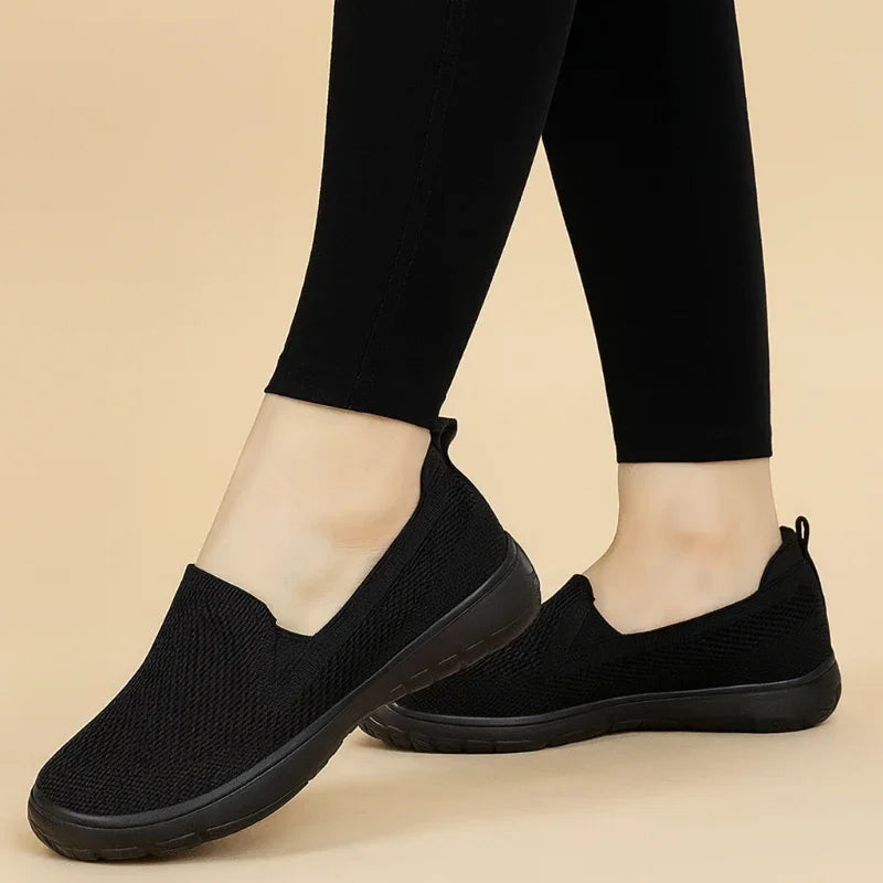 Ultra-Comfort Knit Slip-On Sneakers