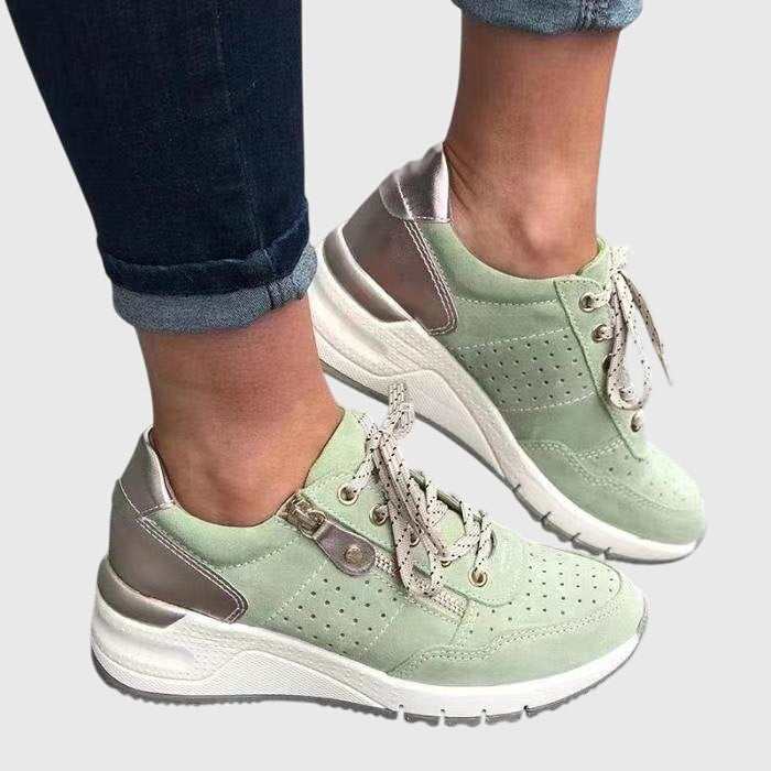 Women's Orthopedic Sneakers with Cushioned Lining and Non-Slip Sole