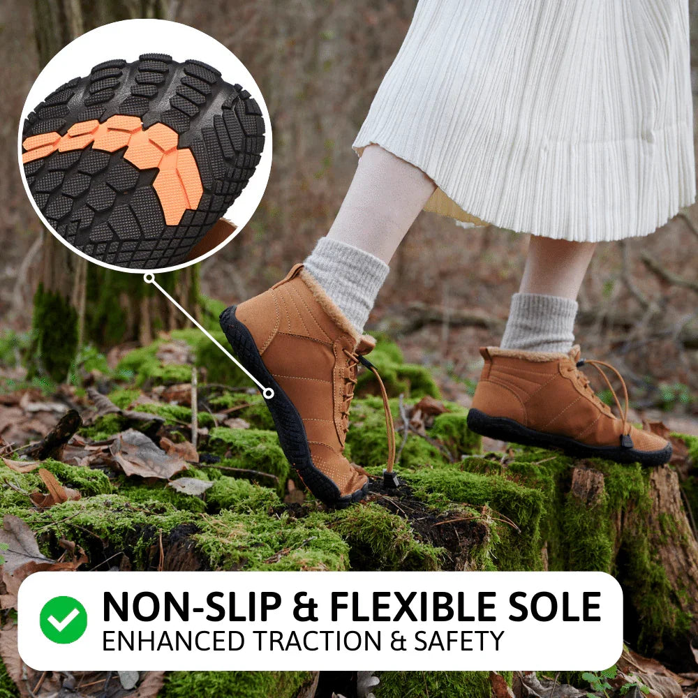 Women's Barefoot Winter Shoes Wide Toe Box