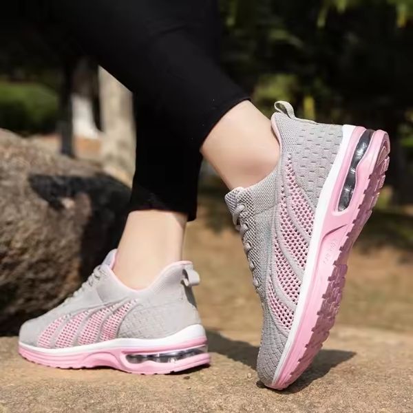 Orthopedic Walking Shoes for Women with Arch Support and Air Cushion Sole