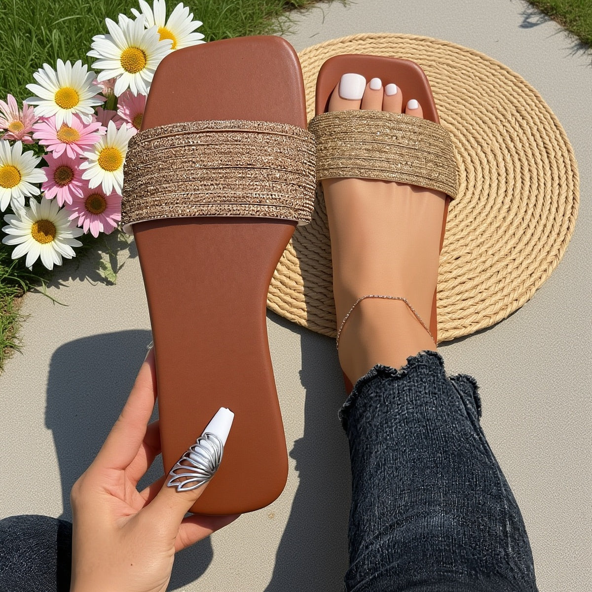 Wanda – Women's Comfortable Sandals with an Adjustable Strap