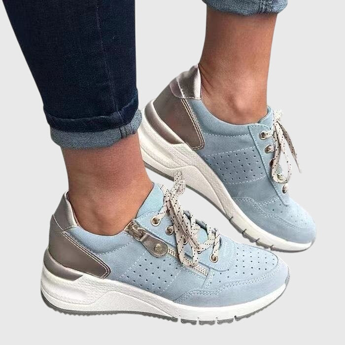 Women's Orthopedic Sneakers with Cushioned Lining and Non-Slip Sole