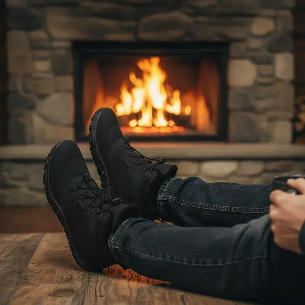 Tundra – Waterproof & Fleece-Lined Barefoot Boots