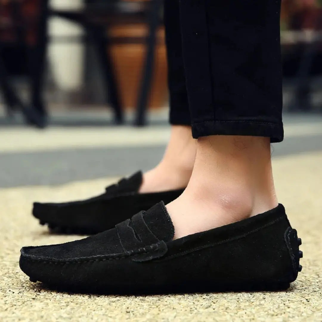 Maverick Men's Suede Loafers