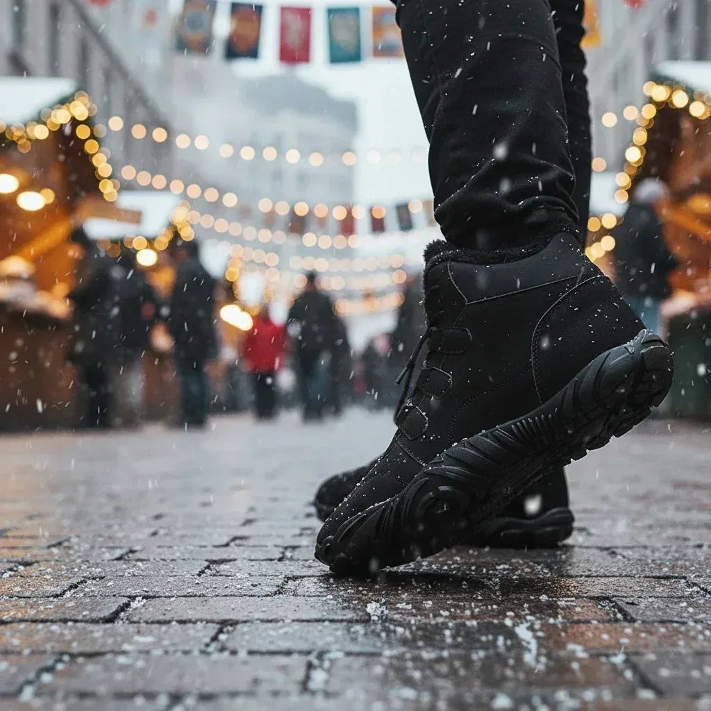 Northbound – Leather & Fleece-Lined Barefoot Boots