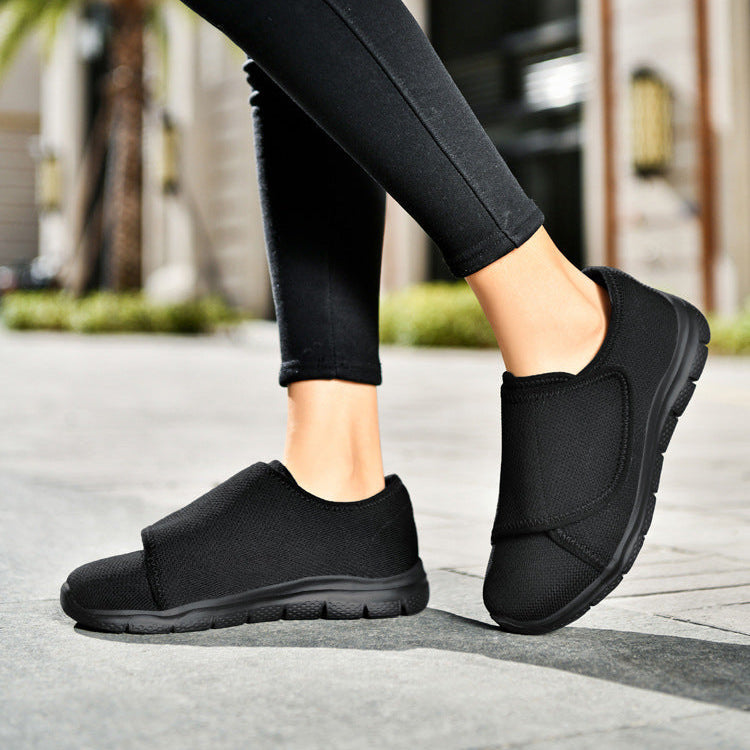 Orthopedic Diabetic Walking Shoes for Women with Wide Width and Adjustable Strap