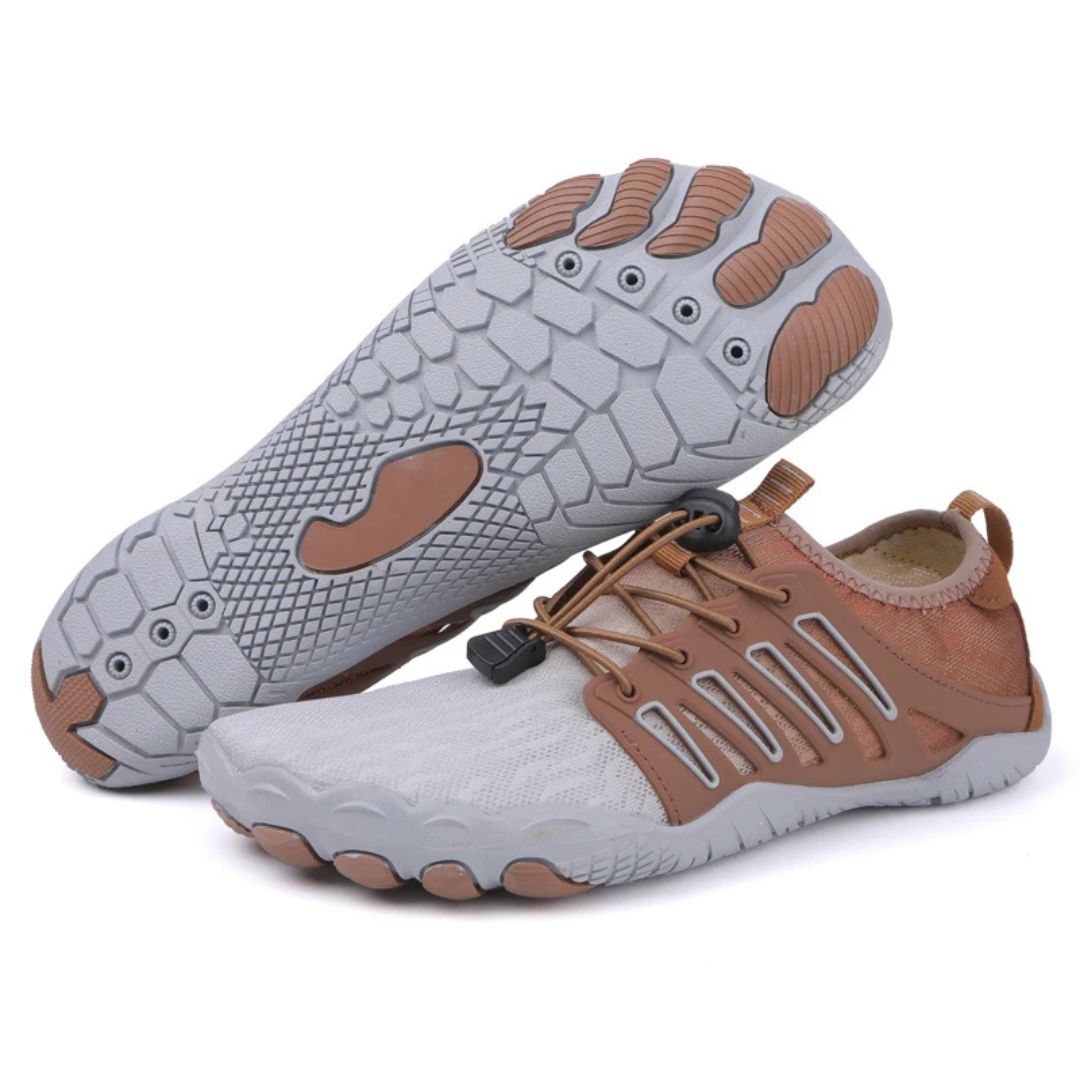Men's Barefoot Walking Shoes Breathable Mesh Lightweight Outdoor Hiking Sneakers