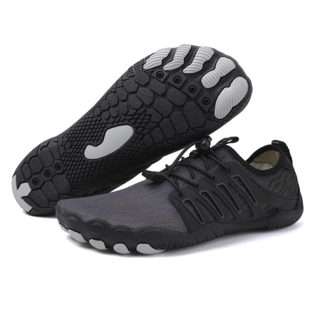 Men's Barefoot Walking Shoes Breathable Mesh Lightweight Outdoor Hiking Sneakers