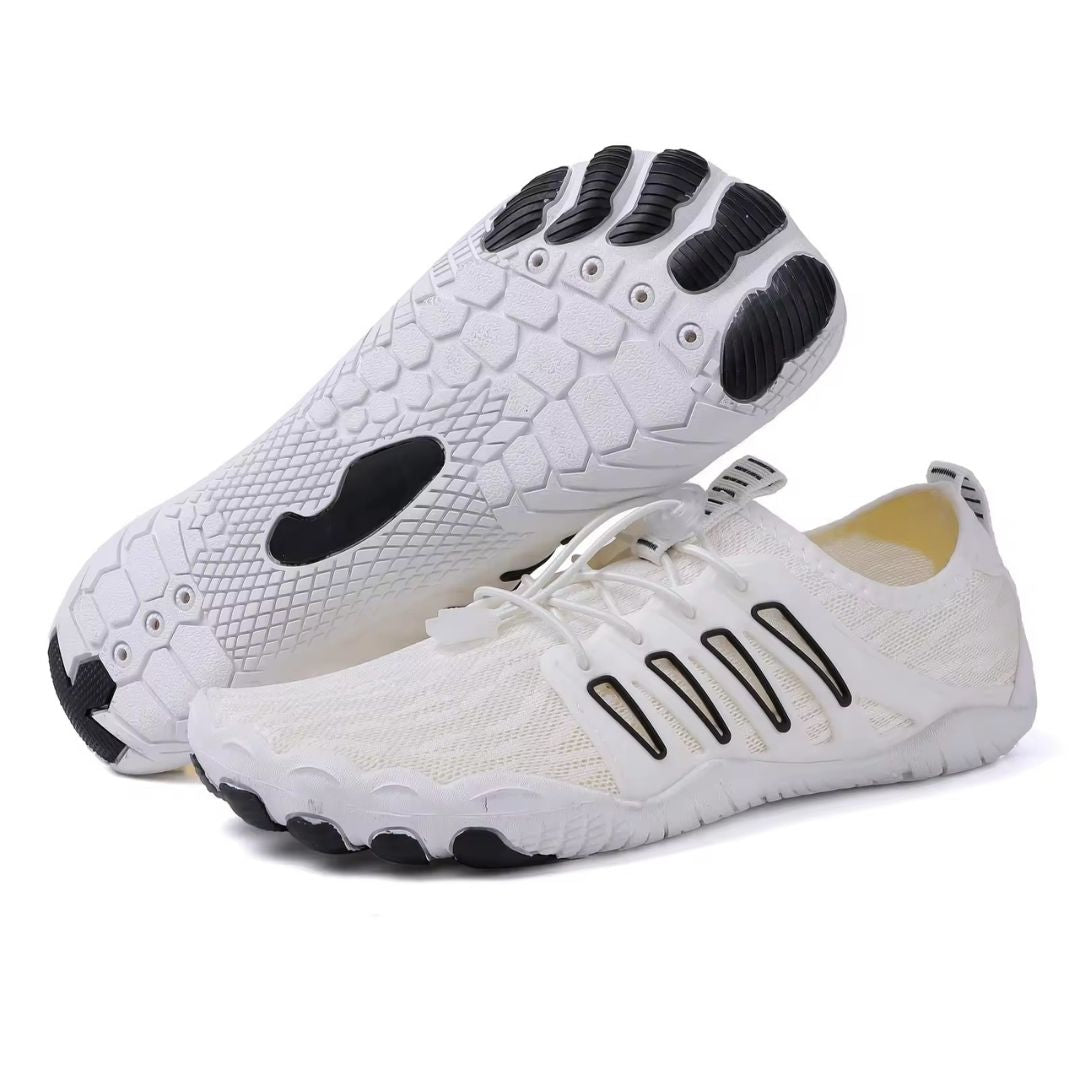 Men's Barefoot Walking Shoes Breathable Mesh Lightweight Outdoor Hiking Sneakers