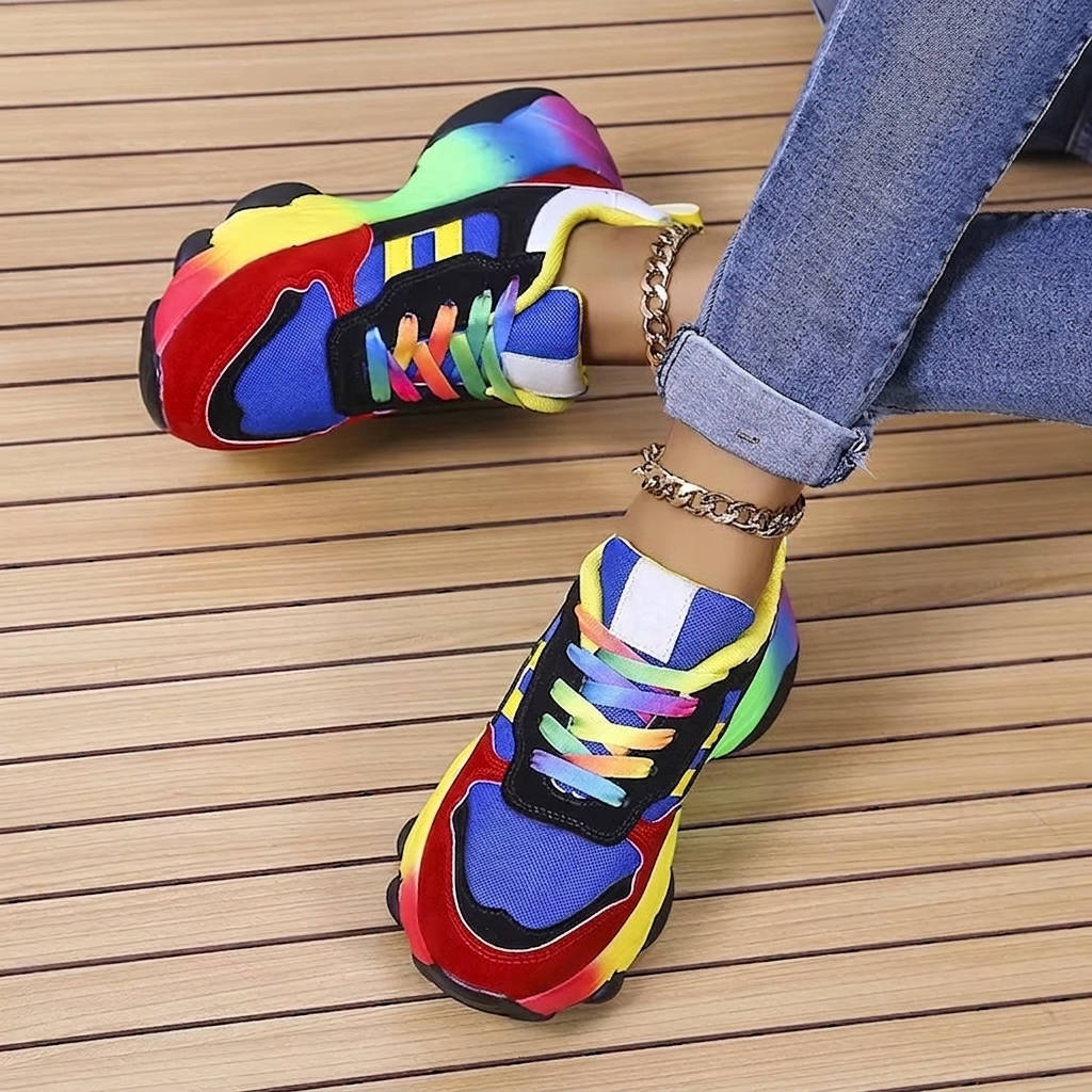 Vibrant Orthopedic Sneakers, Arch Support Comfort Shoes for Walking and Daily Activities