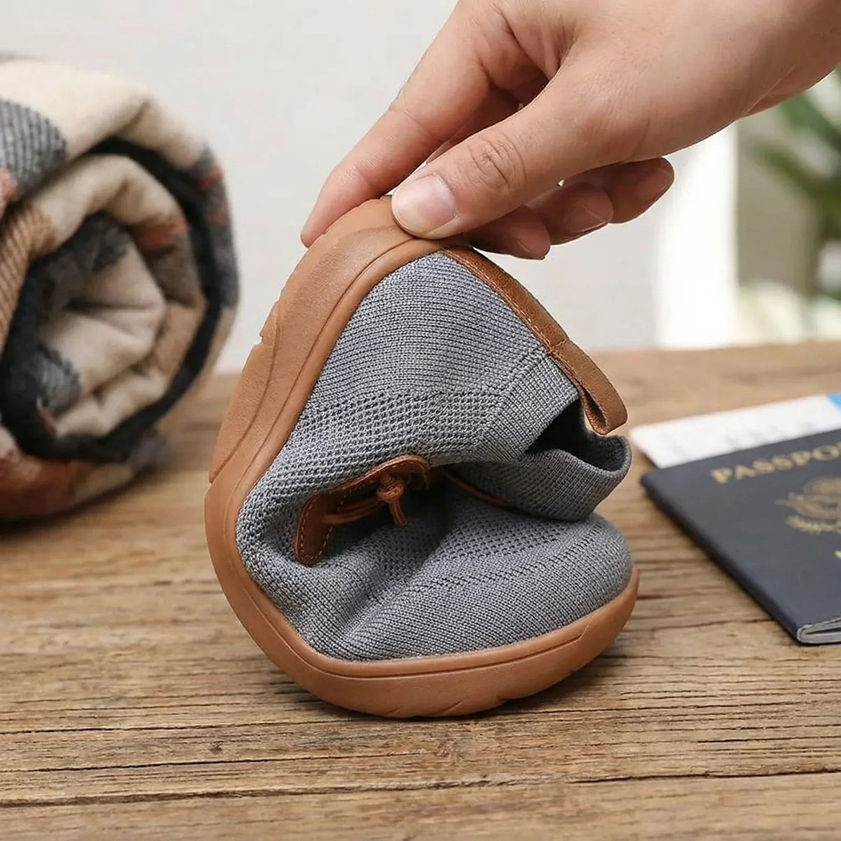 Loafers – Hands-Free & Breathable Knit Barefoot Slip-Ons