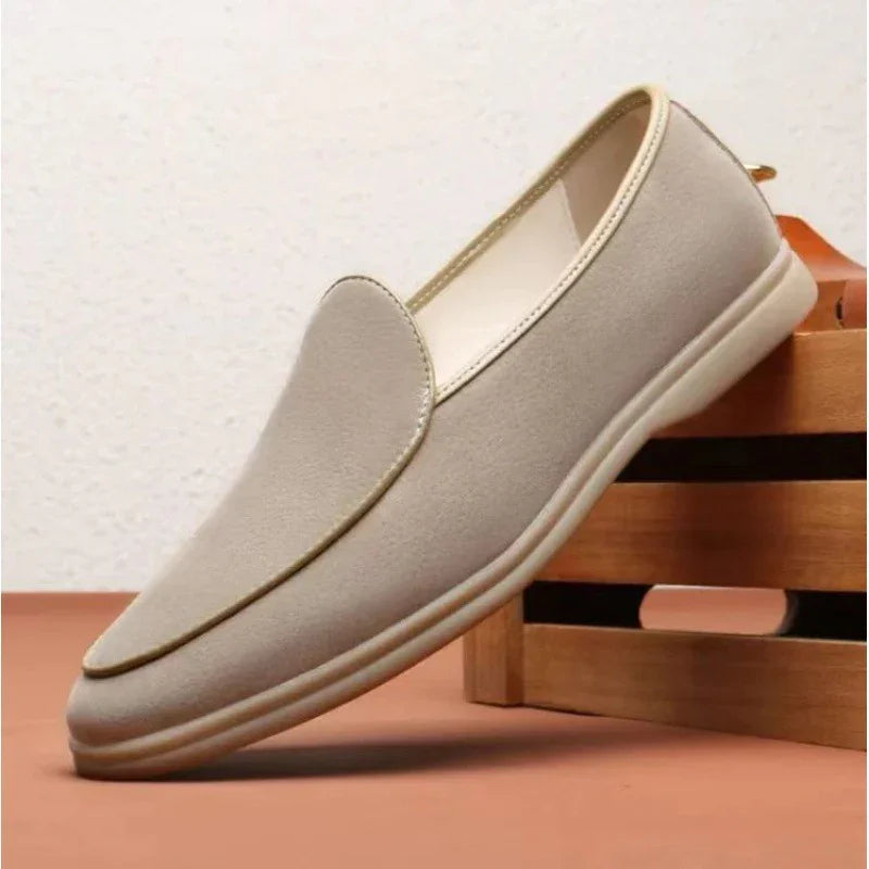 Orthopedic Loafers for Men - Suede Slip-On, Wide Fit, Cushioned