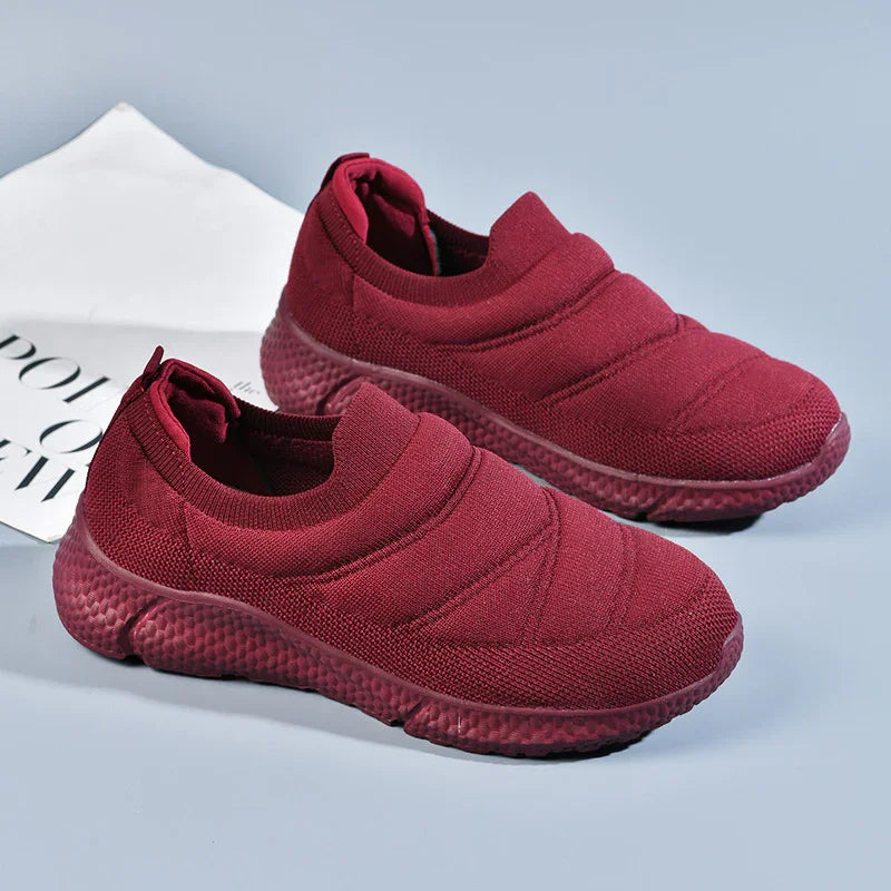 Women's Extra Wide Fit Mesh Slip-On Shoes