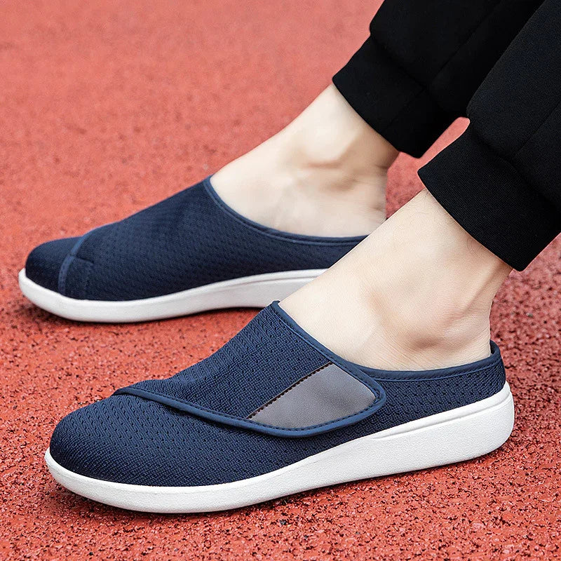 Unisex Wide Fit Slip On Shoes with Breathable Mesh
