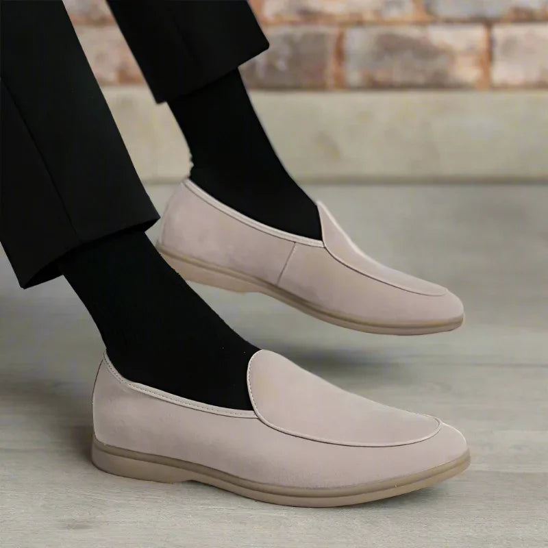 Orthopedic Loafers for Men - Suede Slip-On, Wide Fit, Cushioned