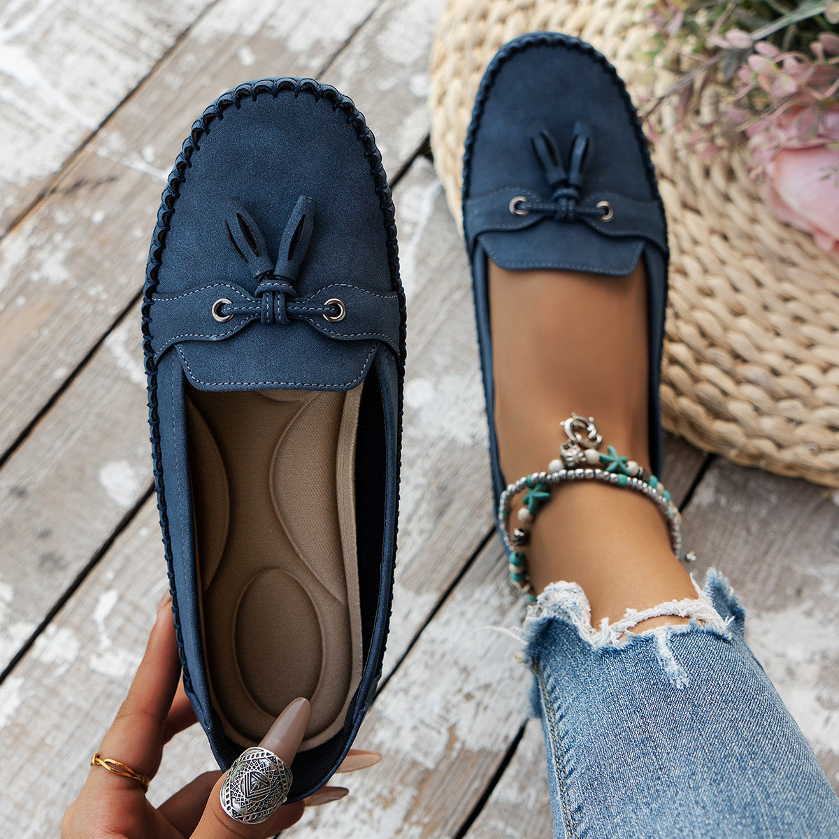 Women's Orthopaedic Extra Wide Suede Loafers