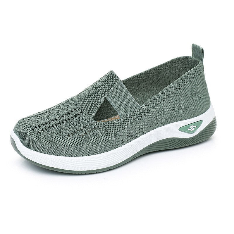 Walking Shoes With Flexible Slip-on Design