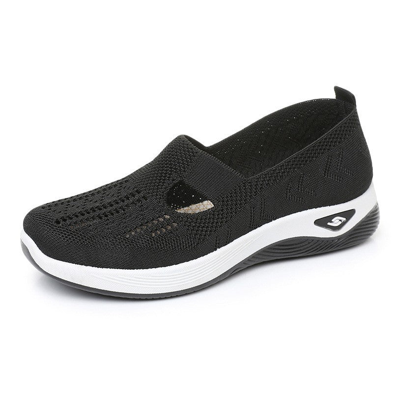 Walking Shoes With Flexible Slip-on Design