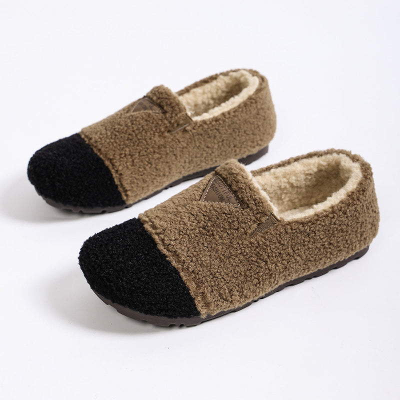 Women's Warm Plush Lined Moccasin Slippers
