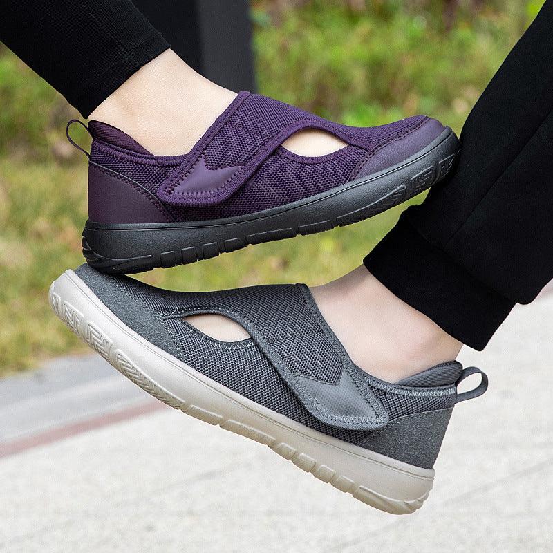 Women's Lightweight Wide Fit Slip-On Comfort Sneakers