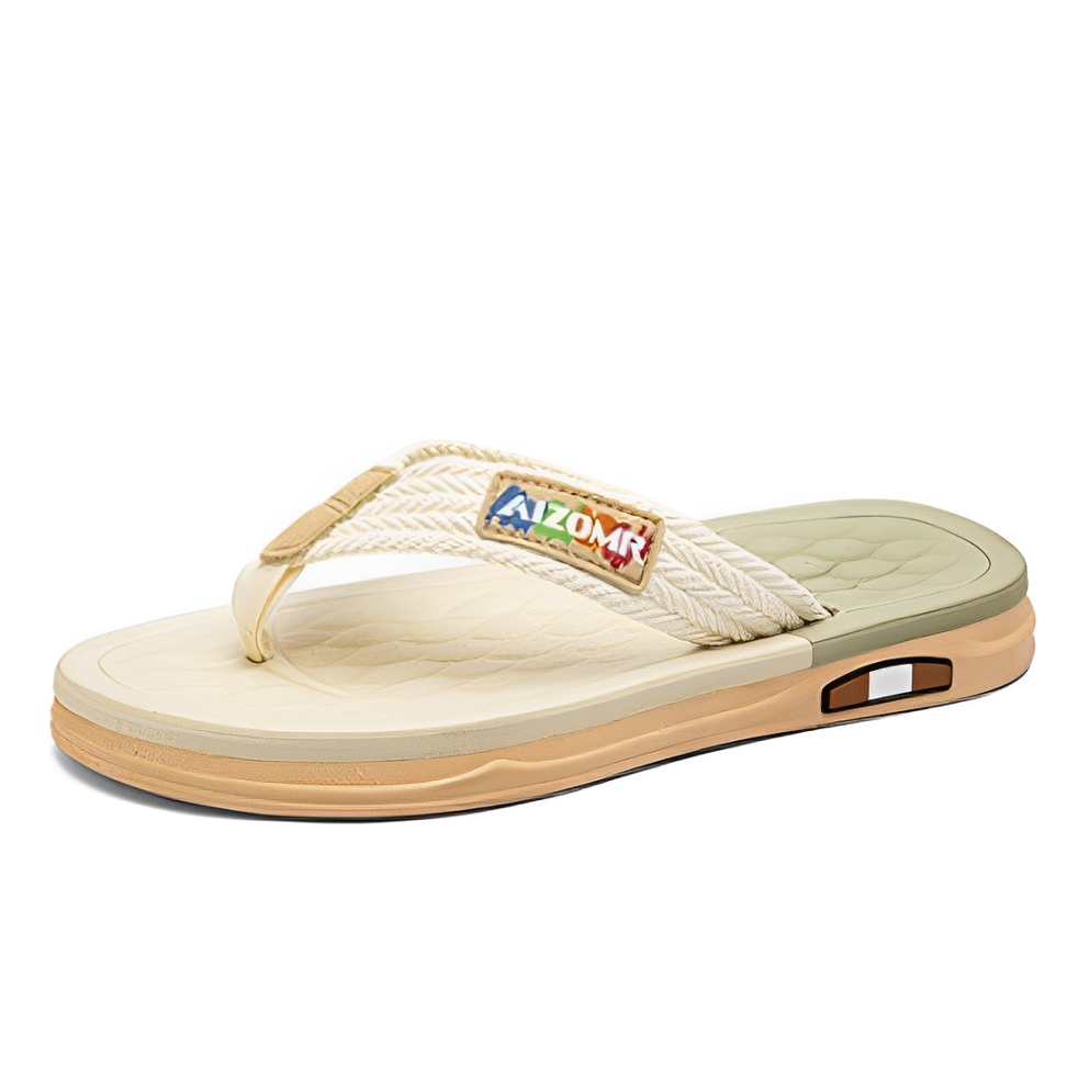 OCW Men Sandals Comfortable Flip-flops Summer Beach Anti-slip Soft Soles Casual Walking