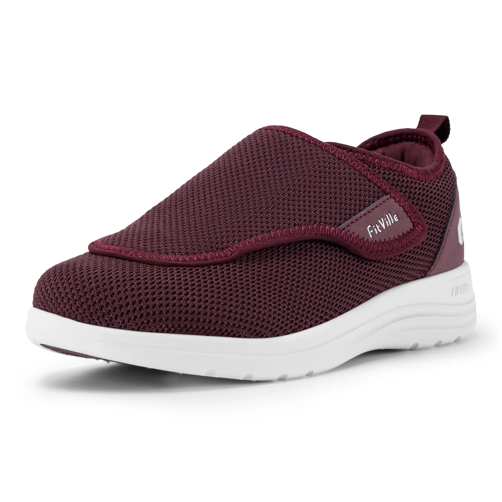 FitVille Women'S Extra Wide Diabetic Orthopedic Adjustable Walking Shoes, Elderly Footwear For Wide Feet, Swollen Feet &