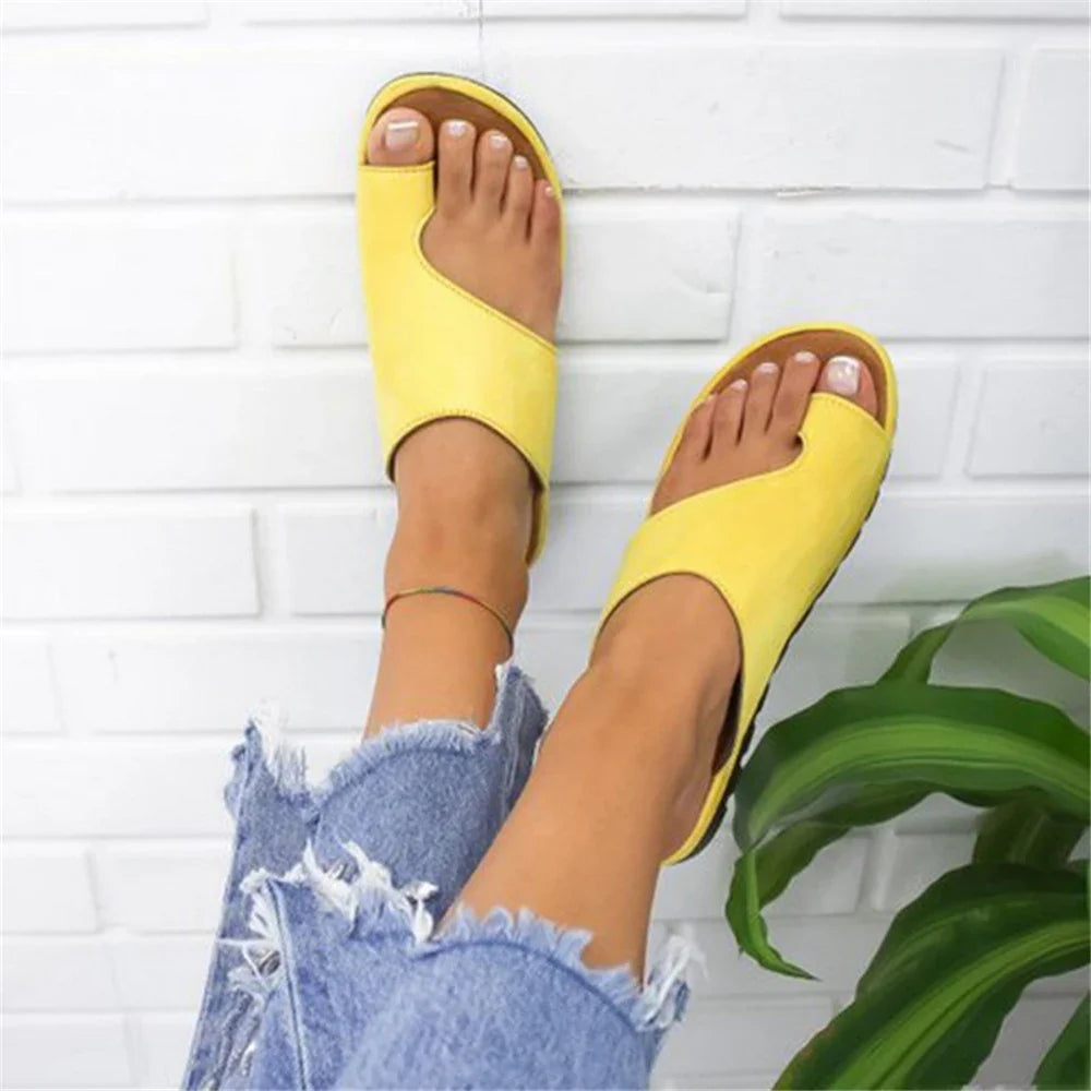 Orthopedic Sandals Women's Bunion Corrector Platform Slip On Slippers