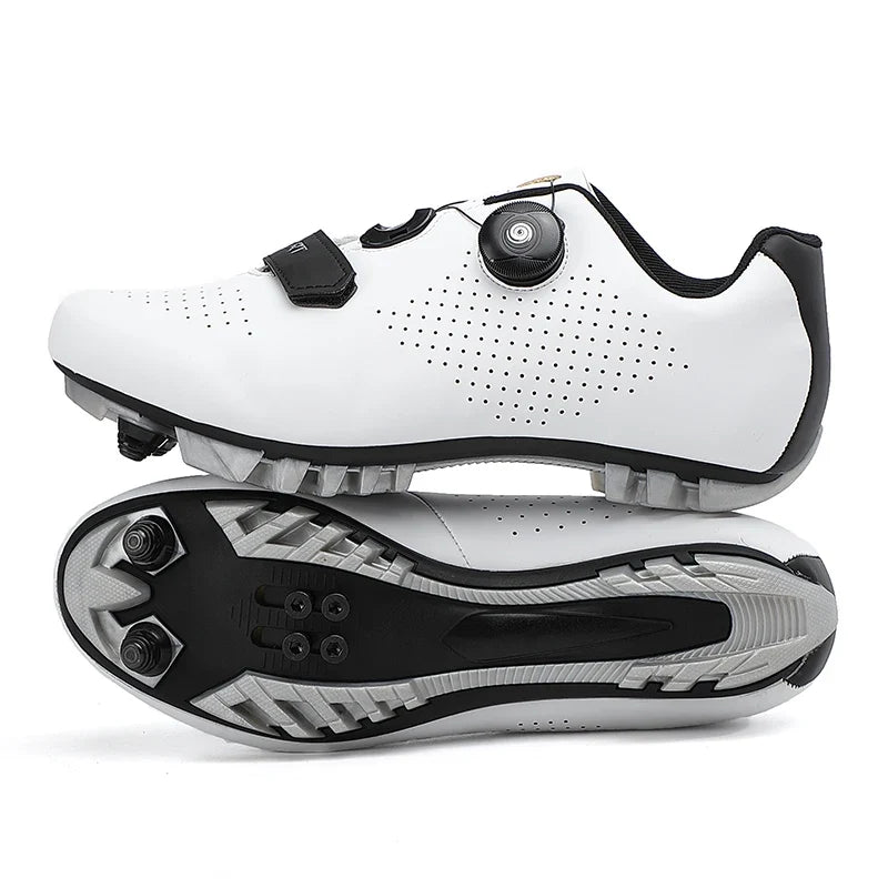 Unisex Mountain Bike Cycling Shoes Self-Locking Breathable Road Bicycle Flat Sneakers
