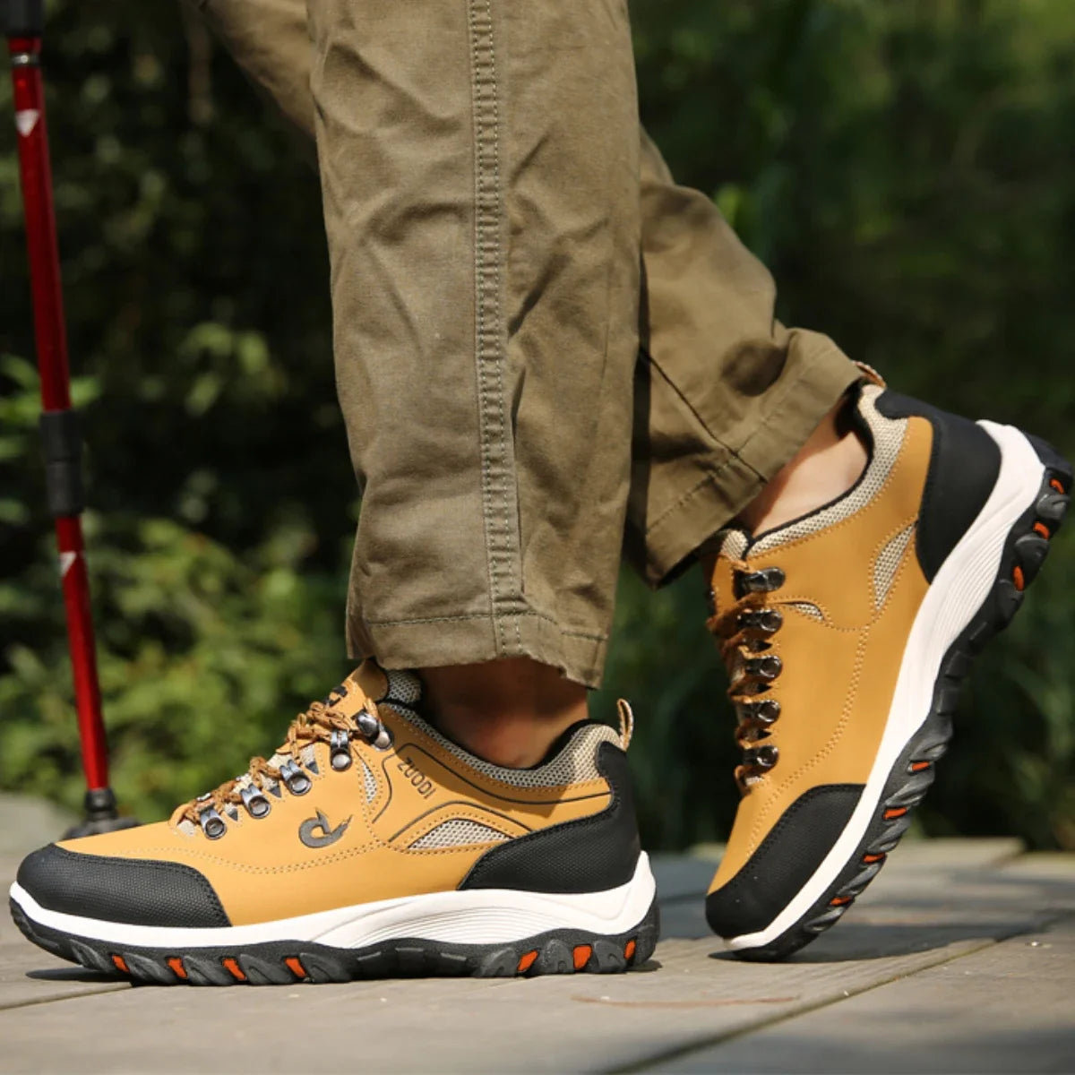 Men's Orthopedic Hiking Shoes Breathable Lightweight Non-Slip Outdoor Sports Sneakers