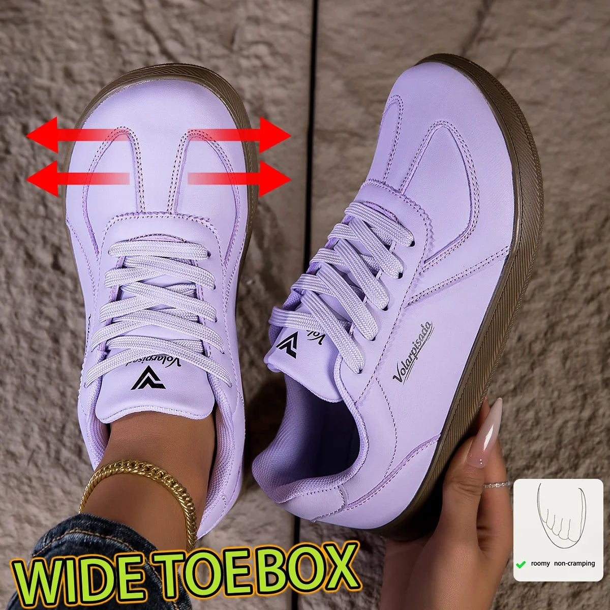 Salazar – Unisex Wide Toe Box Shoes with Room for Bunions