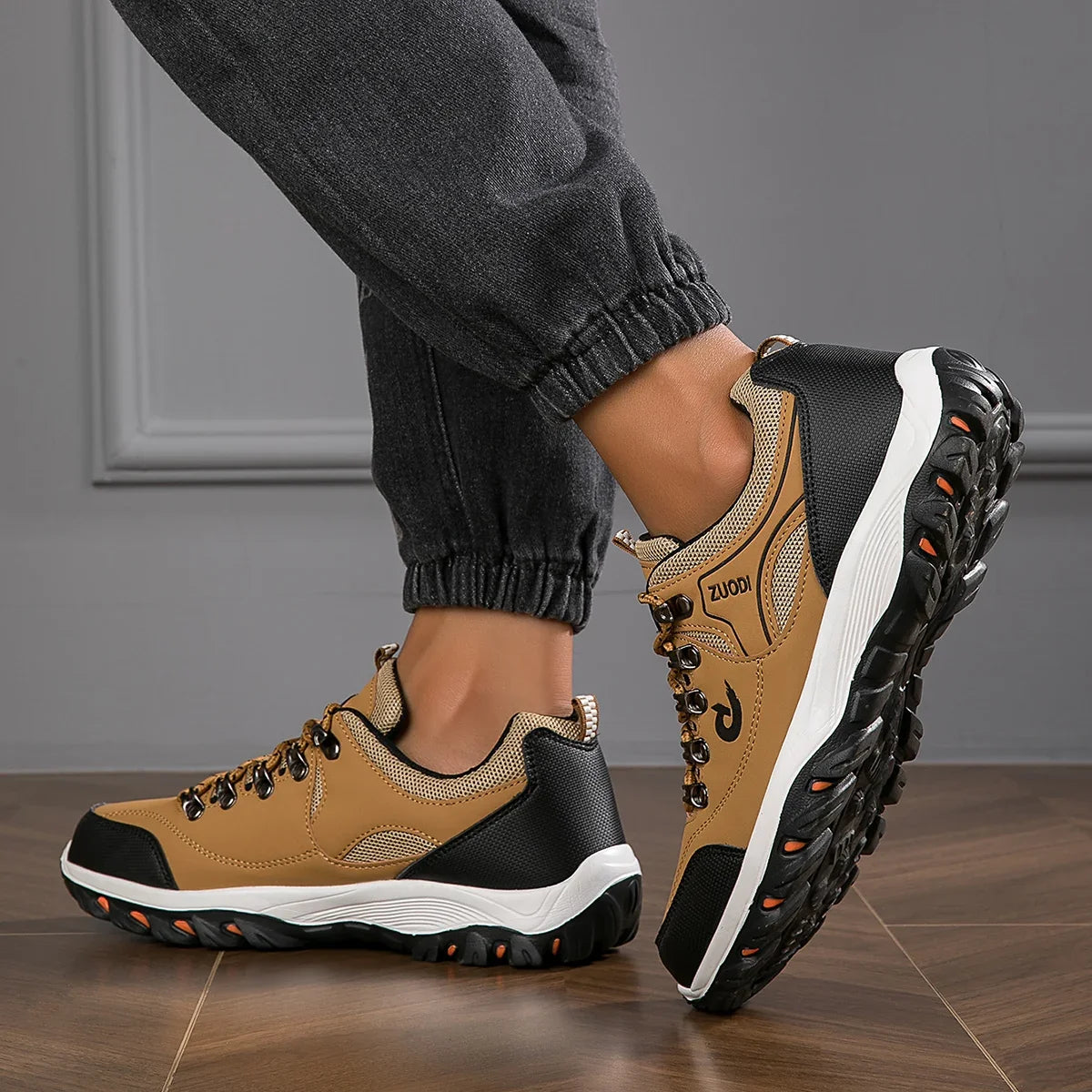 Men's Orthopedic Hiking Shoes Breathable Lightweight Non-Slip Outdoor Sports Sneakers